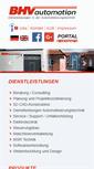 Mobile Screenshot of bhv-automation.de